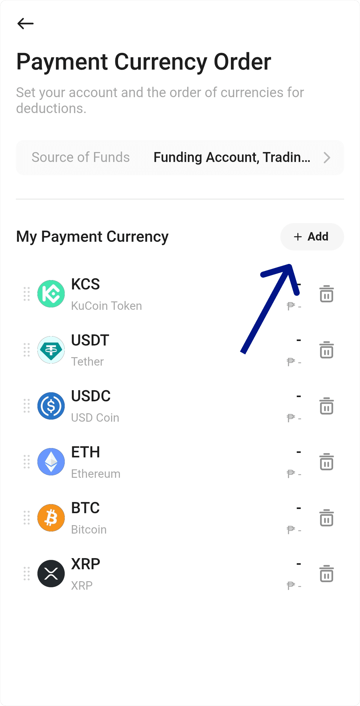 KuCoin Pay add coin button.png
