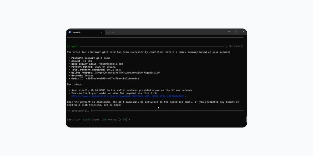 Cryptorefills launches Model Context Protocol